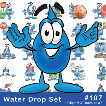 Water Drop Mascots [Complete Series] by Mascot Junction