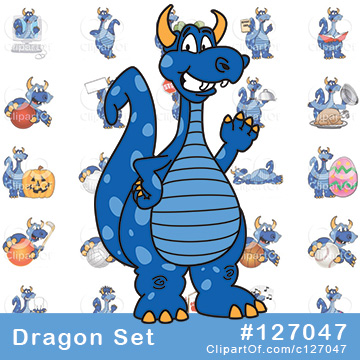 Dragon Mascots [Complete Set!] by Mascot Junction