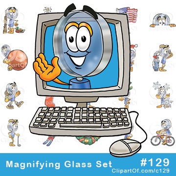 Magnifying Glass Mascots [Complete Series] by Mascot Junction