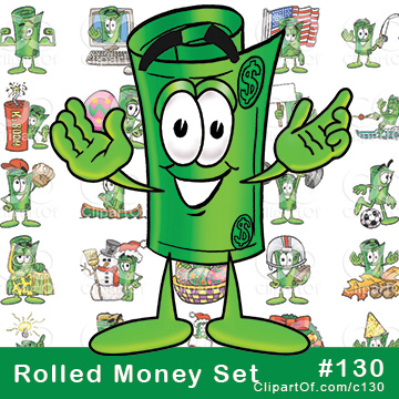 Rolled Money Mascots [Complete Series] by Mascot Junction
