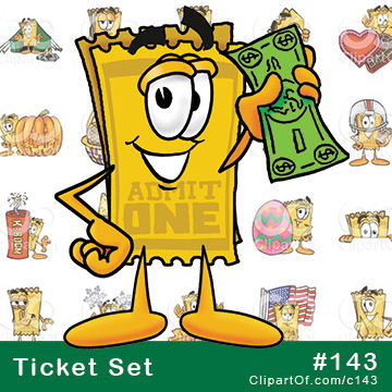 Admission Ticket Mascots [Complete Set!] #143