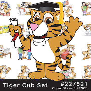 Tiger Cub School Mascots [Complete Series] by Mascot Junction
