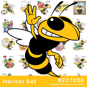 Hornet or Yellow Jacket Mascots [Complete Series]