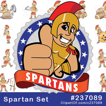 Spartan or Trojan Mascots [Complete Series] by Mascot Junction