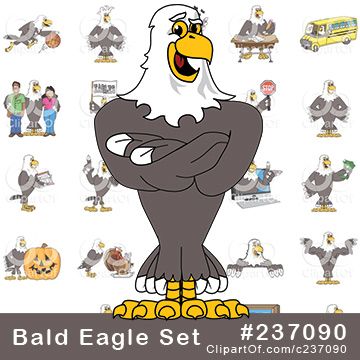 Bald Eagle School Mascots [Complete Series] by Mascot Junction