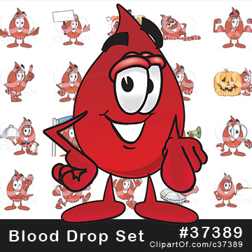 Blood Drop Mascots [Complete Series] by Mascot Junction