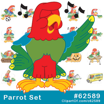 Parrot Mascots [Complete Series] by Mascot Junction