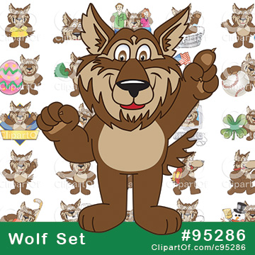 Wolf Mascots [Complete Series] by Mascot Junction