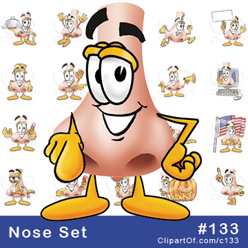 Human Nose Mascots [Complete Series] by Mascot Junction