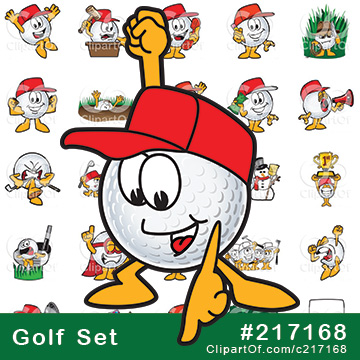 Golf Ball Sports Mascots [Complete Series] by Mascot Junction