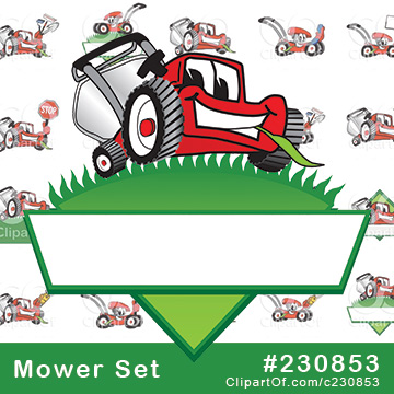 Red Lawn Mower Mascots [Complete Series] #230853