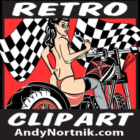 Retro Clipart by Andy Nortnik